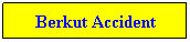 Text Box: Berkut Accident
